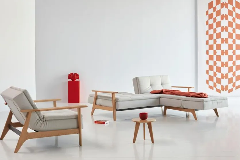 Schlafsofa Dublexo Frej Eiche