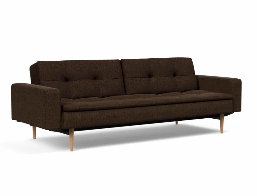 Schlafsofa mit Armlehnen Dublexo Styletto hell
