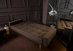 Schlafsofa mit Armlehnen Dublexo Styletto hell