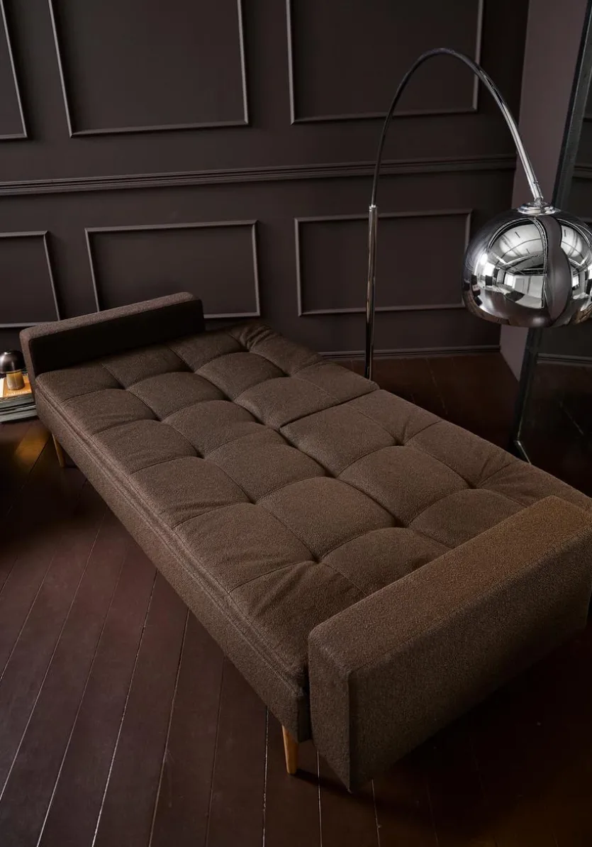 Schlafsofa mit Armlehnen Dublexo Styletto hell