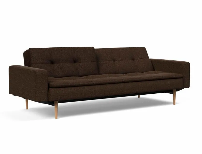 Schlafsofa mit Armlehnen Dublexo Styletto hell