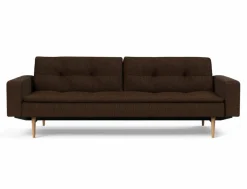Schlafsofa mit Armlehnen Dublexo Styletto hell