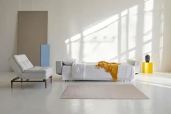 Schlafsofa mit Armlehnen Dublexo Styletto schwarz