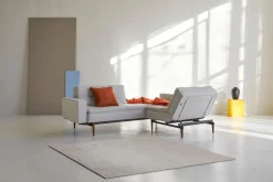Schlafsofa mit Armlehnen Dublexo Styletto schwarz