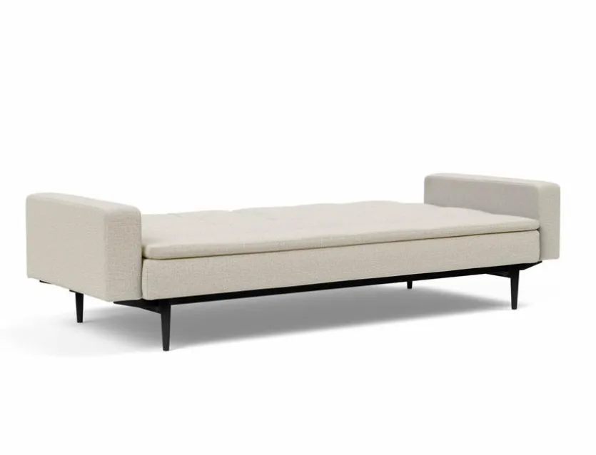 Schlafsofa mit Armlehnen Dublexo Styletto schwarz