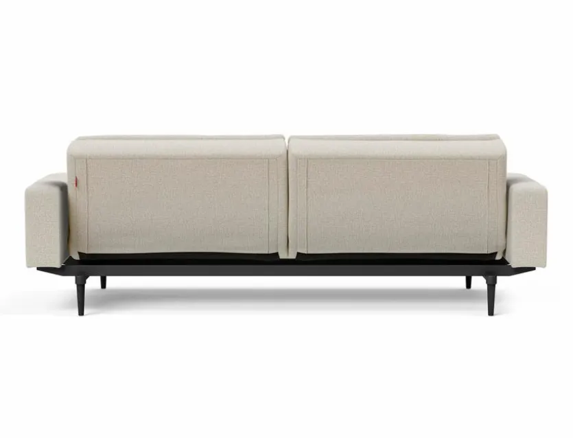 Schlafsofa mit Armlehnen Dublexo Styletto schwarz