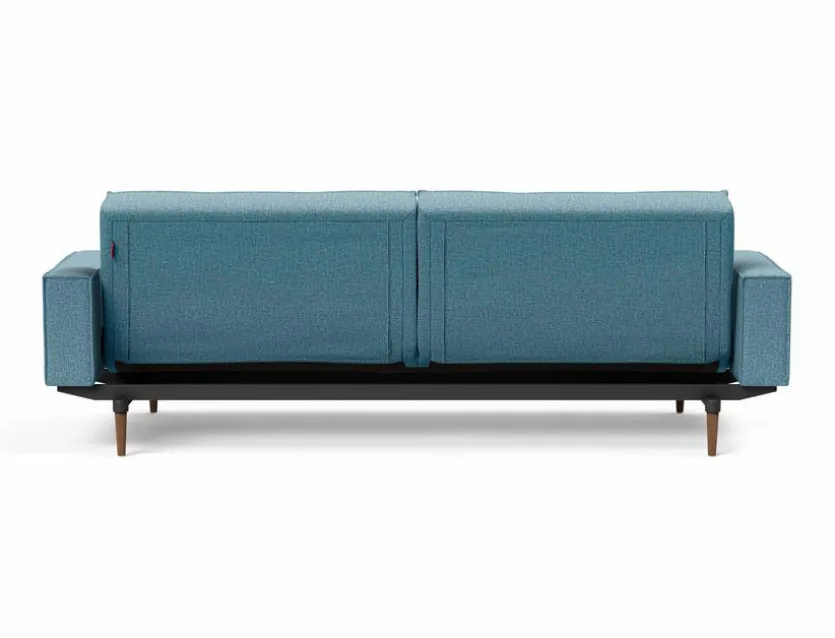 Schlafsofa mit Armlehnen Splitback Styletto dunkel