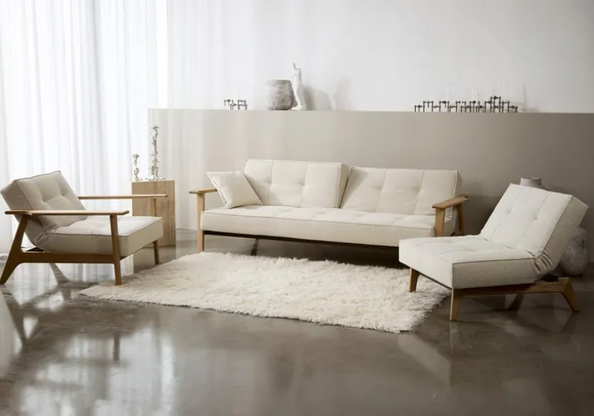 Schlafsofa Splitback Frej Eiche