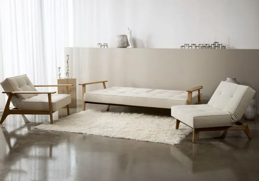 Schlafsofa Splitback Frej Eiche