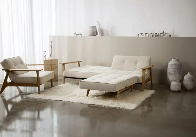 Schlafsofa Splitback Frej Eiche