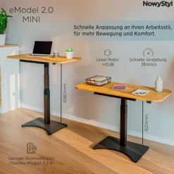 Schreibtisch elektrisch eModel2.0 Mini 115 x 55 cm
