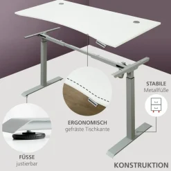 Schreibtisch elektrisch Santorin