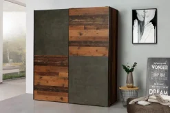 Schwebetürenschrank Dederik 170 x 200 cm
