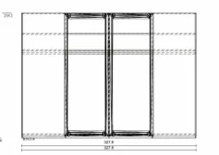 Schwebetürenschrank Dubai 330 x 236 cm