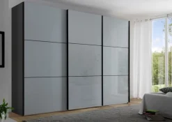 SchwebetĂŒrenschrank Includo-Glas 298 x 222 cm