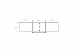 Schwebetürenschrank Includo 249 x 222 cm
