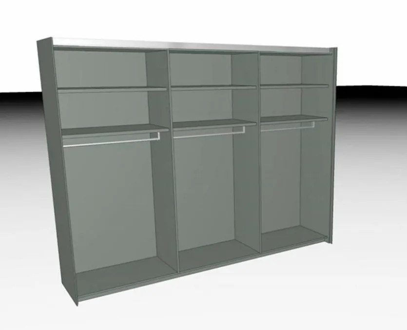 Schwebetürenschrank Lousada 302 x 235 cm