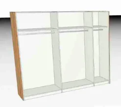 Schwebetürenschrank Miami 257 x 220 cm
