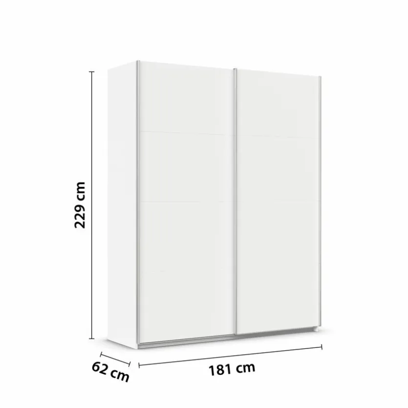 Schwebetürenschrank Quadra 181 x 229 cm