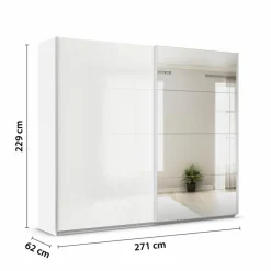 Schwebetürenschrank Quadra 271 x 229 cm