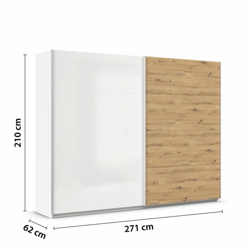 Schwebetürenschrank Quadra 271 x 210 cm