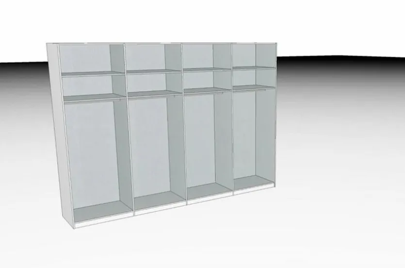 Schwebetürenschrank Shanghai 2 330 x 236 cm