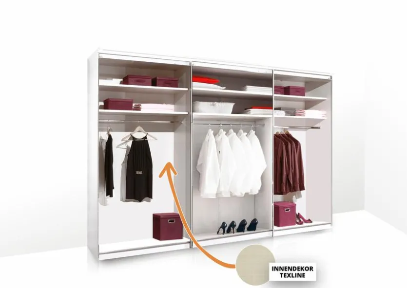 Schwebetürenschrank Sinfonie 298 x 240 cm