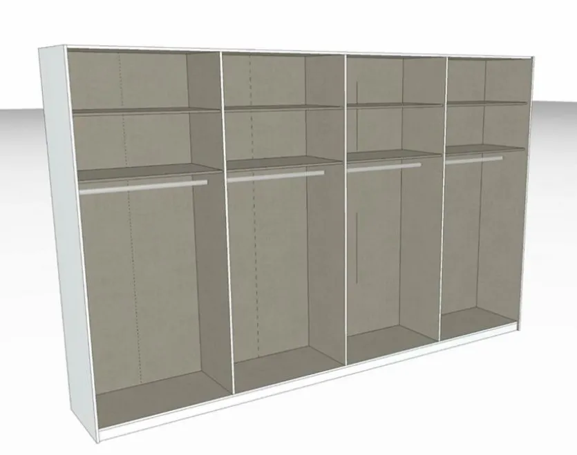 Schwebetürenschrank Syncrono 361 x 230 cm