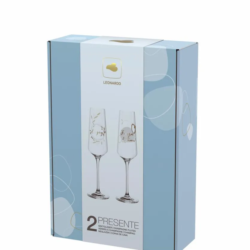 Sektglas Feiern 2tlg.