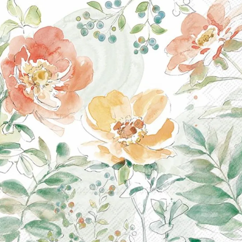 Serviette Soft Petal Flowers 20tlg.