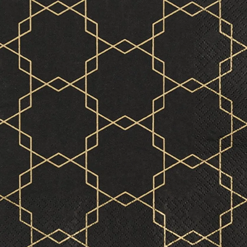 Serviette Art Deco 20tlg.