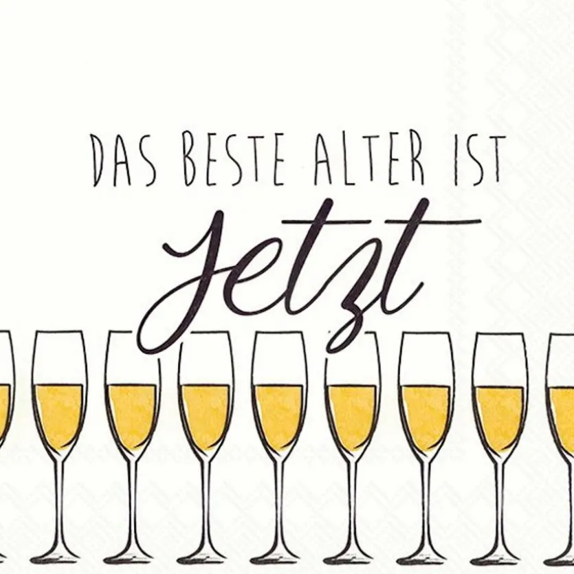 Serviette Das beste Alter 20tlg.