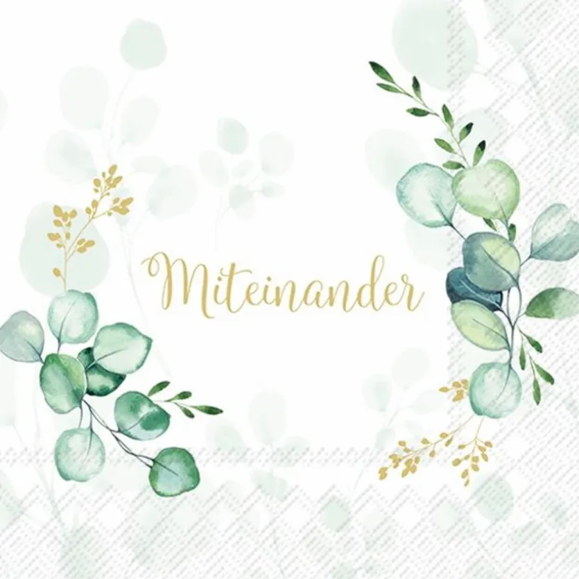 Serviette Eucalyptus Wreath 20tlg.