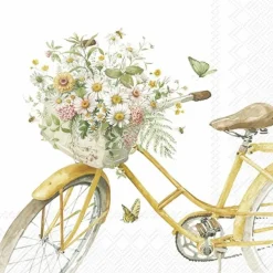 Serviette Flower Bike 20tlg.