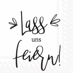Serviette Lass uns feiern 20tlg.