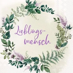 Serviette Lieblingsmensch 20tlg.