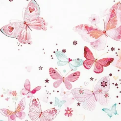 Serviette Loverly Butterflies 20tlg.