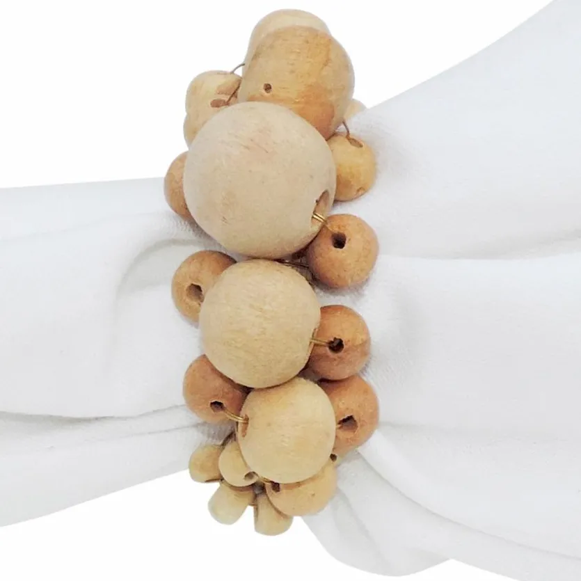 Serviettenring Wood Beads Ø 7 cm