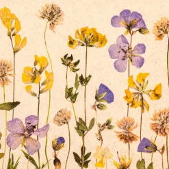 Serviette Pressed Flowers 20tlg.