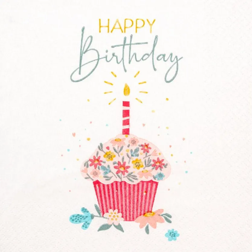 Serviette Sweet Birthday 20tlg.