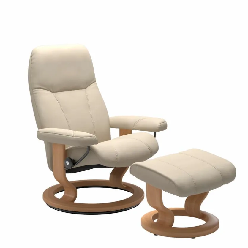 Sessel mit Hocker Consul Classic