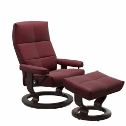 Sessel mit Hocker David Classic