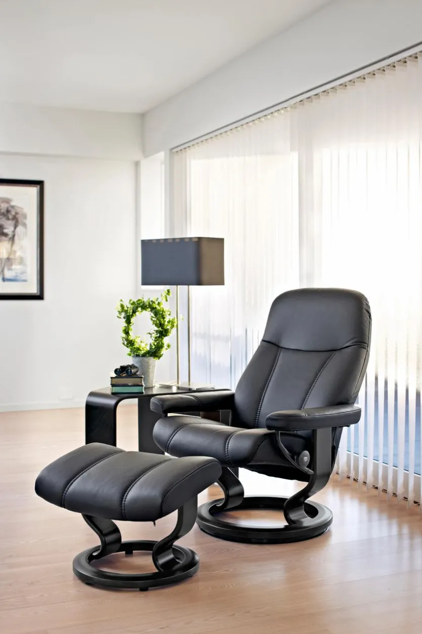 Sessel mit Hocker M Consul Classic *Aktion*