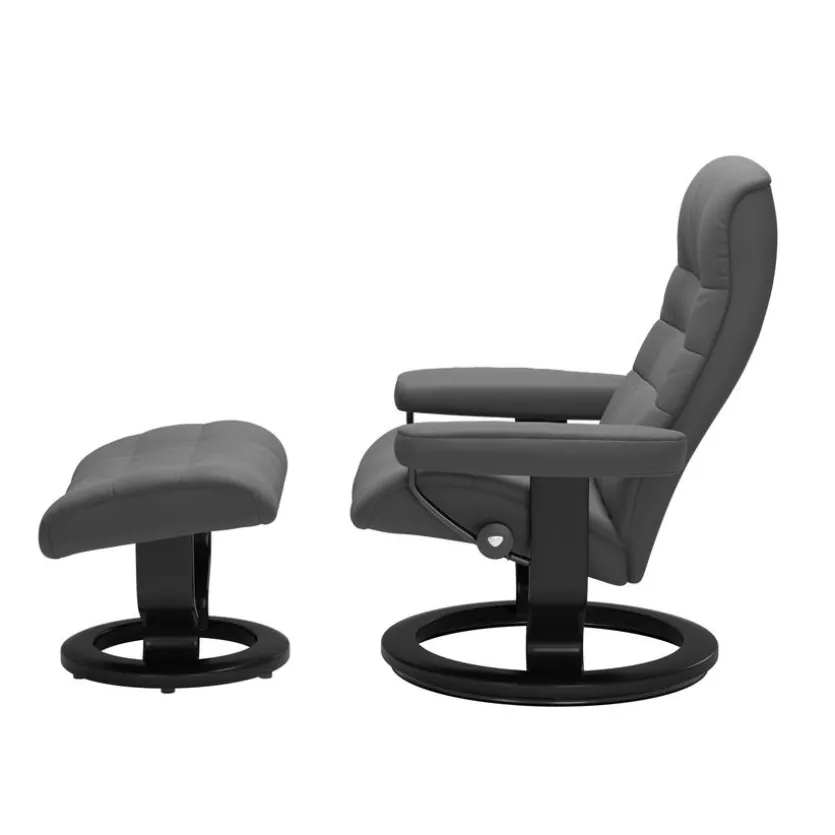 Sessel mit Hocker M Opal Classic