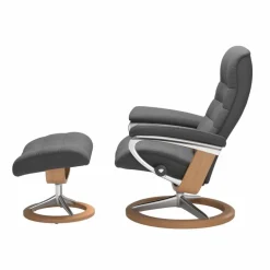 Sessel mit Hocker M Opal Signature