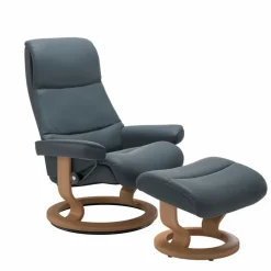 Sessel mit Hocker View Classic