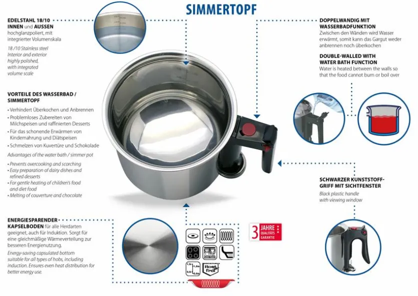 Simmertopf Ø 16 cm