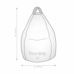 Sitzsack Beanbag Harlekin XL