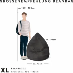 Sitzsack Beanbag Raya XL