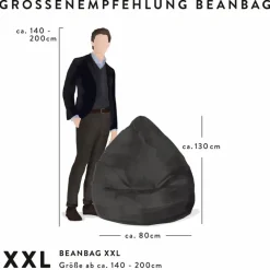 Sitzsack Beanbag Woolly XXL